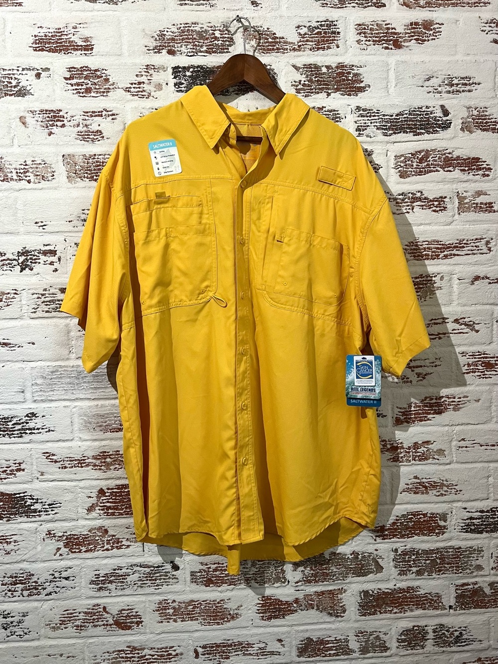 Reel Legends Fishing Shirt Outdoors Hiking Sun Protect Utility Gorpcore Mens XXL